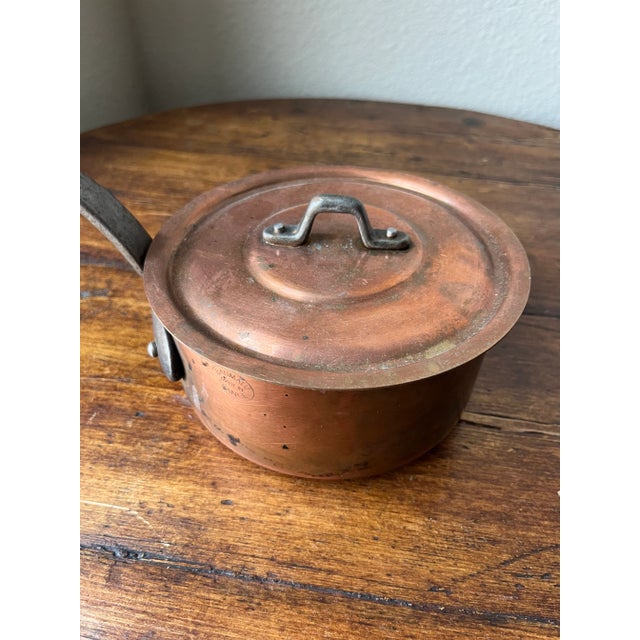 French Provincial Vintage Baumalu Saucepan Made in France For Sale - Image 3 of 10