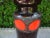 1960s West German Glazed Pottery Vase With Geometric Design For Sale - Image 4 of 9