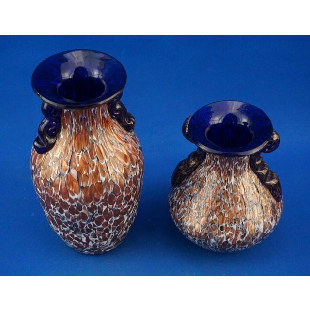 Glass Vases, 1960s, Set of 2 For Sale - Image 6 of 18