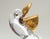 Vintage Murano Gold Infused Clear Glass Sculpture of a Pelican For Sale In Chicago - Image 6 of 9