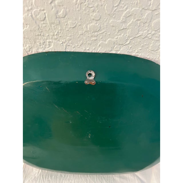 VIntage "Palin" Hand-Painted Shallow Wood Bowl For Sale In West Palm - Image 6 of 6