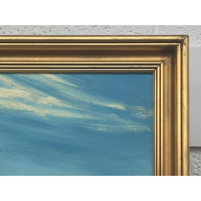 Thermopylae Clipper Sailing Ship at Sea - Vintage 20th Century Oil Painting 1970 Circa For Sale - Image 14 of 14