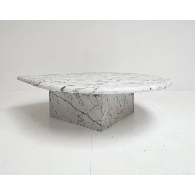 Carrera Marble Coffee Table, 1980s For Sale - Image 6 of 15