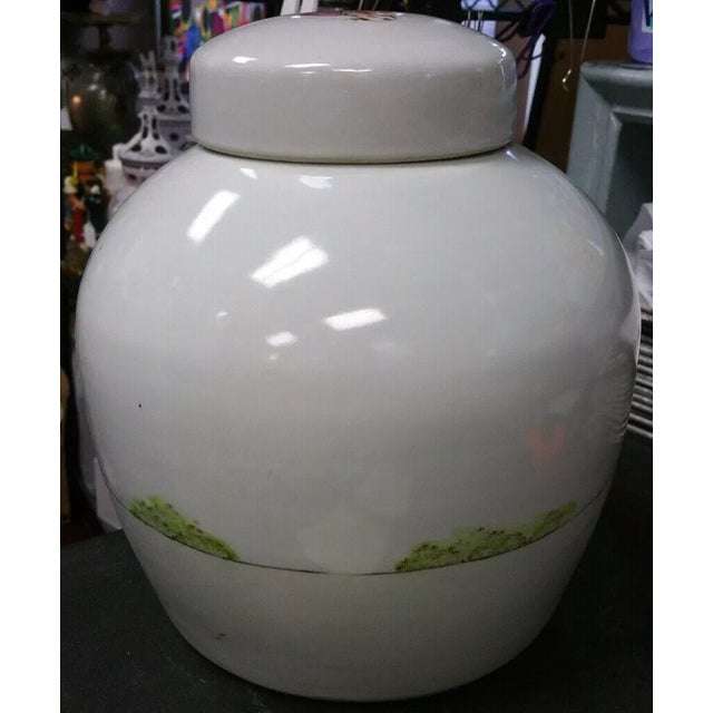 Ceramic Circa 1970 Chinese Famille Rose Porcelain Four Boys at Play Yingxi Motif Ginger Jar For Sale - Image 7 of 7