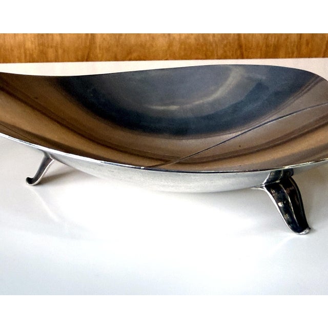 Late 20th Century Sterling Silver Tray in Leaf Form by Tiffany & Co. For Sale In Atlanta - Image 6 of 16
