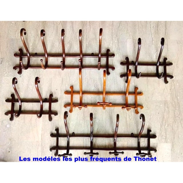 Wall-Mounted Coat Hook with Five Arms by Michael Thonet for Gebrüder Thonet, 1900 For Sale - Image 10 of 10