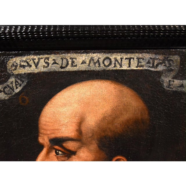 Baroque Tuscan Artist, Portrait of Soldier Niccolò Orsini, 1580, Oil on Canvas For Sale - Image 3 of 14