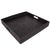 Wood Artifacts Rattan Square Tray For Sale - Image 7 of 7
