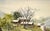 Impressionist Grey Barn and Brown House - Rural California Landscape in Watercolor on Paper by Alice Duke For Sale - Image 3 of 9