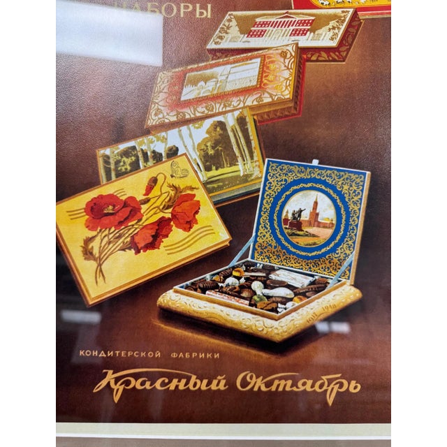 Paper (2) Ussr Haute Cuisine Posters 1950-60 Caviar and Chocolate For Sale - Image 7 of 10