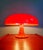 Large orange fiberglass and polyester table lamp, Nesso model, designed by Giancarlo Mattioli with Gruppo Architetti...