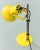 Mid-Century Modern Yellow Table Lamp from Elektrofém, 1970s For Sale - Image 3 of 4