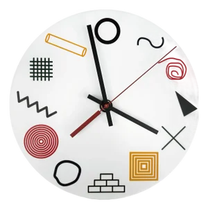"Early Primary" Wall Clock by Kim Mullis as Wilderness Bodies