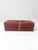 This mid-century mailing box features a durable vulcanized fiber body with woven web straps, riveted metal corner...