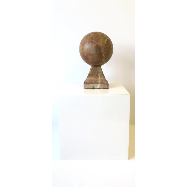 Marble Sphere Sculpture, Modern Art Deco, Circa Early-20th Century For Sale In New York - Image 6 of 13