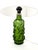 Scandinavian Modern Green Art Glass Table Lamp, Sweden, 1970s, in Good conditions. Designed 1970 to 1979 European Plug (up...