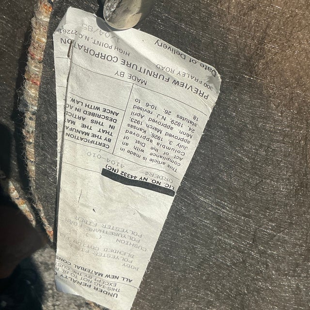 Vintage Boho Preview Swivel Chair For Sale - Image 9 of 10