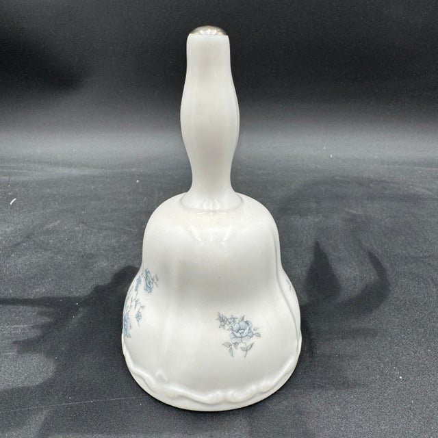 Vintage Johann Haviland Blue Garland Dinner Bell Appx 5.5" For Sale In Dallas - Image 6 of 10