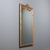 Freestanding Mirror in Gold-Plated Wood For Sale - Image 3 of 11