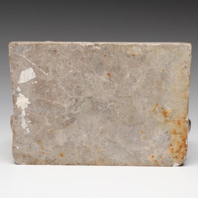 Tan Antique 19th Century Italian Grand Tour Carved Marble Lion Paw For Sale - Image 8 of 9