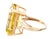 10k Gold Yellow Amethyst Cocktail Ring For Sale - Image 4 of 8
