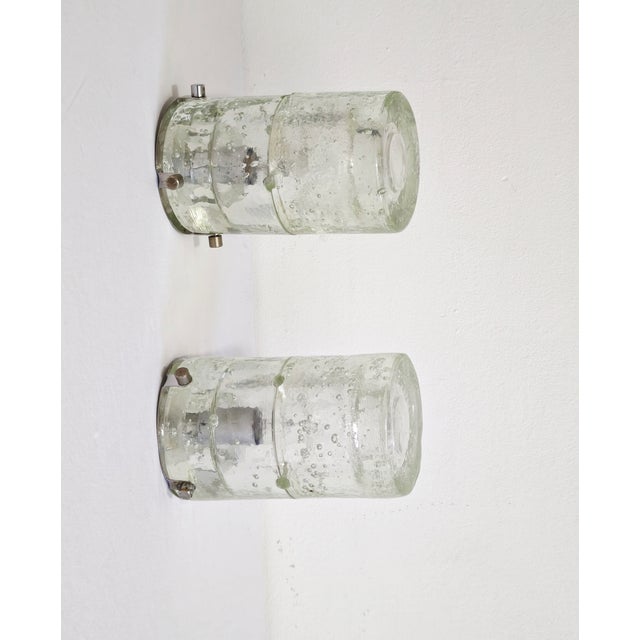 Poliarte Murano Glass Wall Lamps by Albano Poli for Poliarte, 1960, Set of 2 For Sale - Image 4 of 15