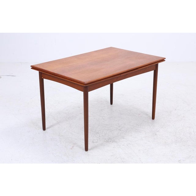 Vintage Extendable Dining Table in Teak, 1960s For Sale - Image 12 of 14