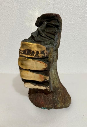 Enrico Donati, Enrico Donati Abstract Expressionist Brutalist Bronze Sculpture Surrealist Art