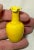 Chinese Antique Miniature 19th Century Chinese Yellow Glaze Miniature Mini Pottery Vase For Sale - Image 3 of 9