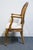 Late 20th Century White of Mebane Country French Provincial Caned Round Back Dining Arm Chair For Sale - Image 5 of 9