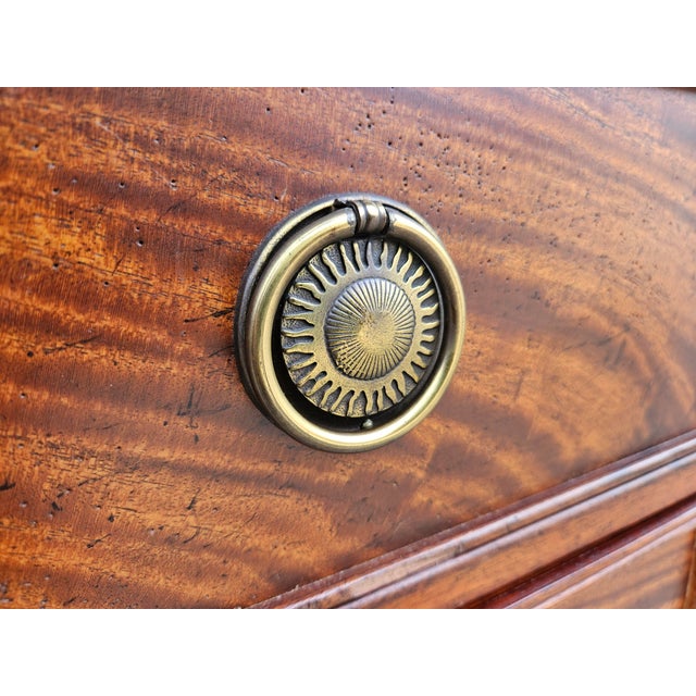 Brown Baker Furniture Milling Road Mahogany Tall Dresser For Sale - Image 8 of 13