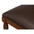 French Empire Dining Chairs in Brown Leather, Sets of 2 For Sale - Image 10 of 11