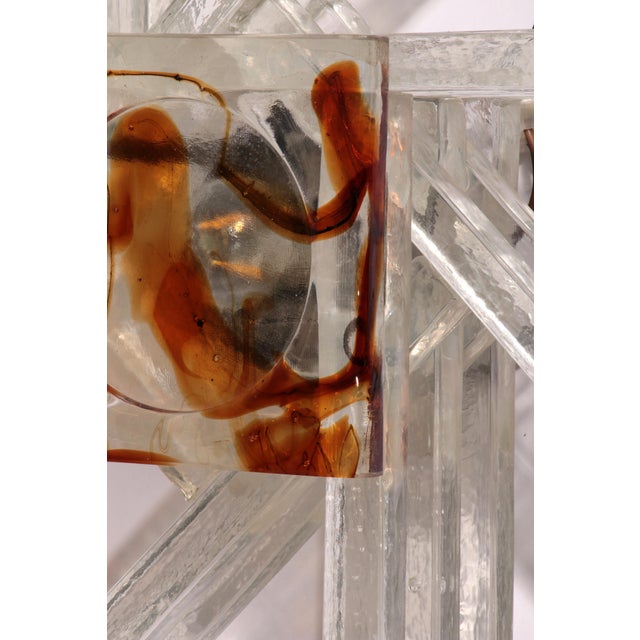 Glass Wall Light from Poliarte, Italy, 1970s For Sale - Image 3 of 10