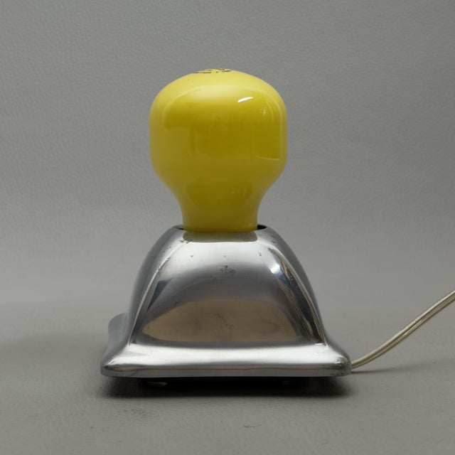 Vintage Advertising Aluminum Table Lamp For Sale - Image 6 of 13
