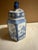 Chinoiserie Chinese Blue and White Porcelain Jar W/Lid, Foo Dog Chinoiserie Tea Ginger Jar For Sale - Image 3 of 5