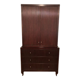 Barbara Barry Collection for Baker Furniture Reeded Armoire For Sale