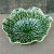 Ceramic Vintage Portuguese Cabbage Majolica Bowl For Sale - Image 7 of 11