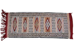 Late 20th Century Moroccan Runner - 3'8'' X 1'4''