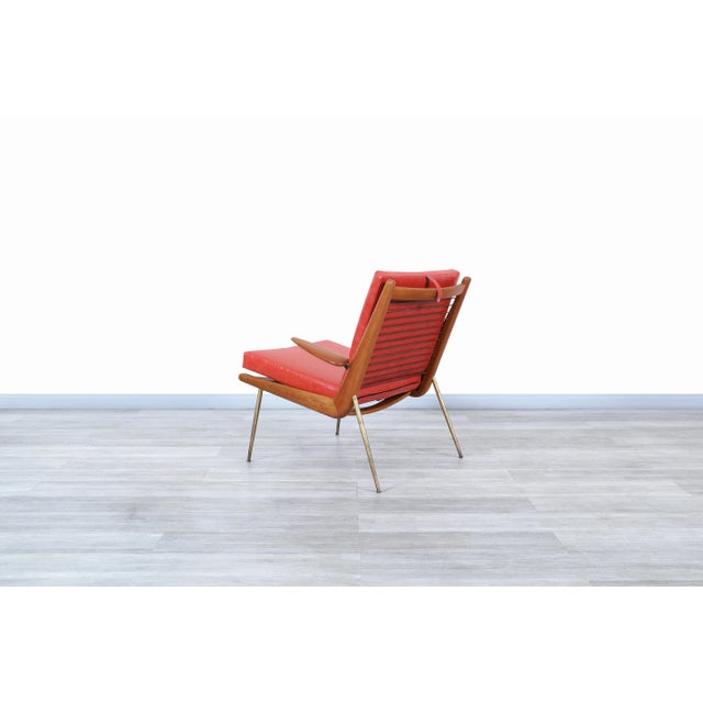 Danish Modern Boomerang Chair by Peter Hvidt and Orla Molgaard-Nielsen For Sale In Los Angeles - Image 6 of 10