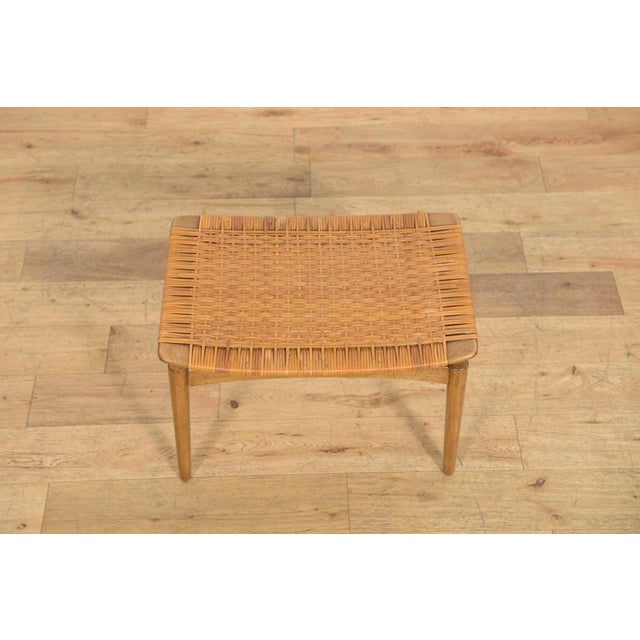 Wood Mid-Century Stool by Sigfrid Omann for Ølholm Møbelfabrik, Denmark, 1960s For Sale - Image 7 of 12