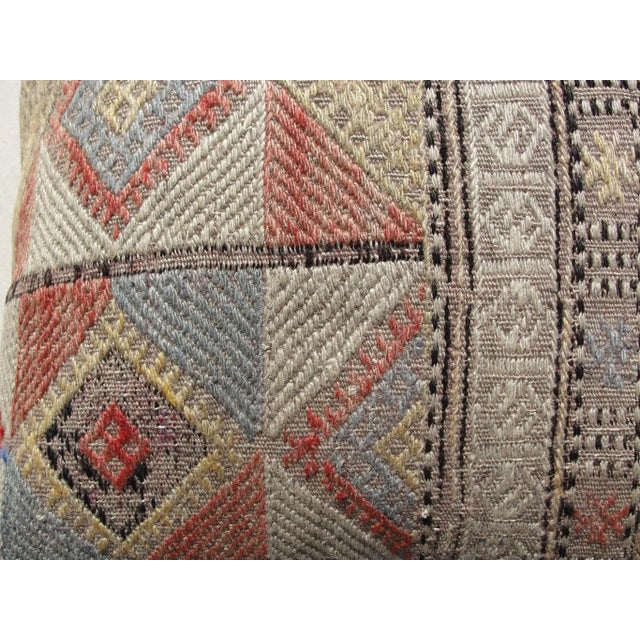 Textile Kilim Rug Pillow For Sale - Image 7 of 11