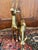 Mid 20th Century Mid 20th Century Large Polished Brass Deer Statues - A Pair For Sale - Image 5 of 11