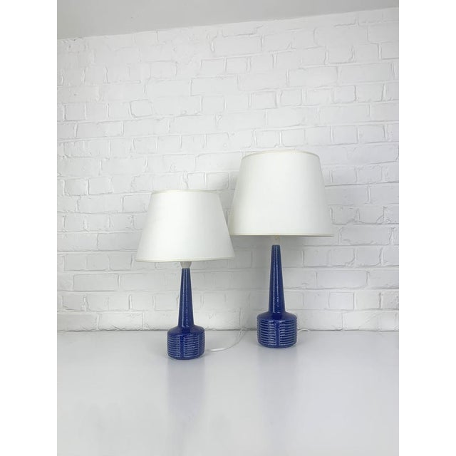 Scandinavian Stoneware Table Lamps by Per Linnemann-Schmidt Ceramic for Palshus, 1960s, Set of 2 For Sale - Image 4 of 18