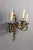 Pair of French Gilt Wrought Iron Three-Arm Wall Sconces, Louis XV Style, 1920s For Sale - Image 4 of 9