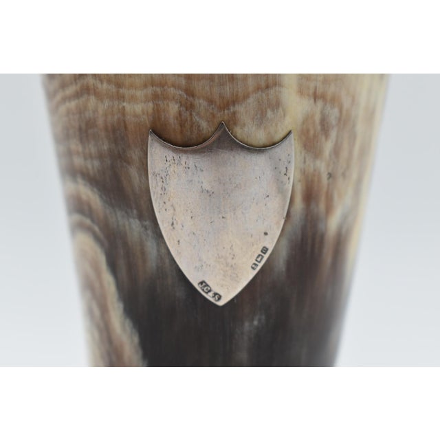 Mid 18th Century Horn Cup With Sterling Silver Placard For Sale - Image 9 of 10