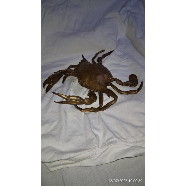 1960s Mid-Century Modern Blue Claw Crab For Sale In New York - Image 6 of 7