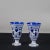 Bohemian Hand-Decorated Crystal Glasses, Set of 2 For Sale - Image 4 of 9