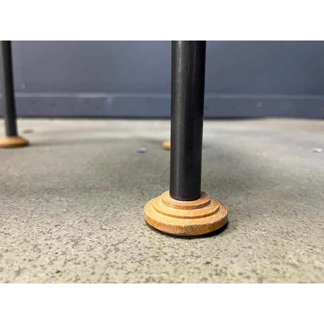 Brown Postmodern Side Tables, 1980s, Set of 2 For Sale - Image 8 of 12