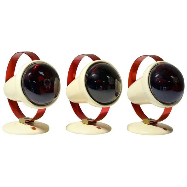 Infrared Wall Sconces by Charlotte Perriand for Philips - Set of 3 For Sale - Image 10 of 10