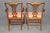 1950's Set 10 Chippendale Style Mahogany Dining Chairs For Sale - Image 4 of 12